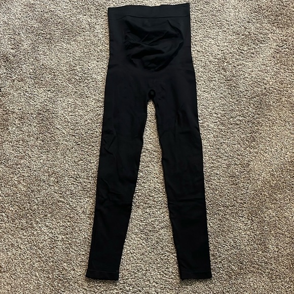 BLANQI Everyday Maternity Belly Support Full Length Black Leggings Small - Picture 2 of 8
